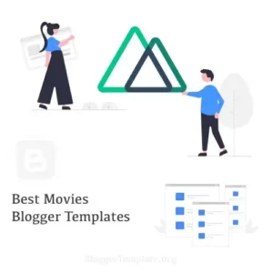 What are the key features of a good movies blogger template?