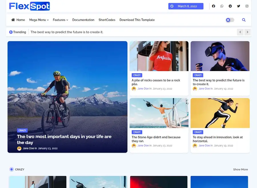 Flex Spot Blogger Template