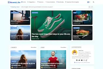 News Lite Blogger Template