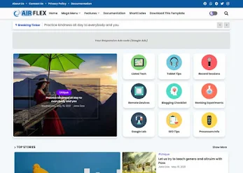 Air Flex Blogger Template