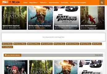 Piki Movie Blogger Template